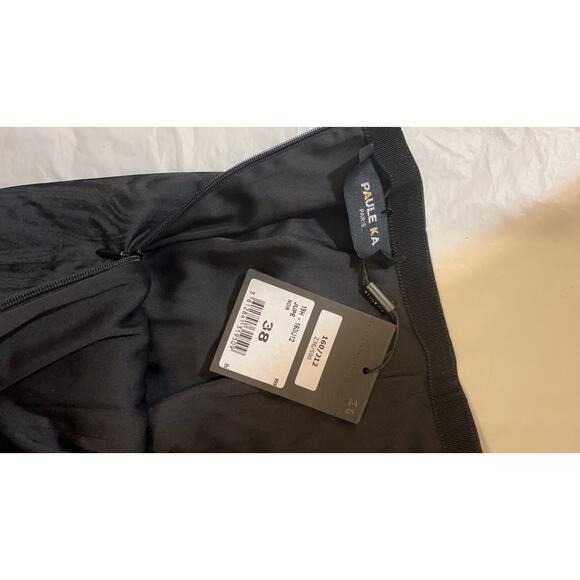 PAULE KA Paris Skirt ~  Black Wood Grain Pattern ~ M ~ "sample" ~ NEW - Picture 5 of 8